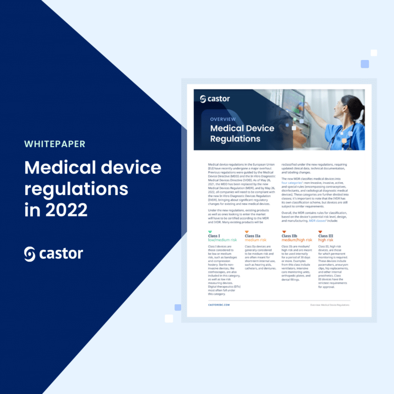 Overview of EU Medical Device Regulations (MDR)