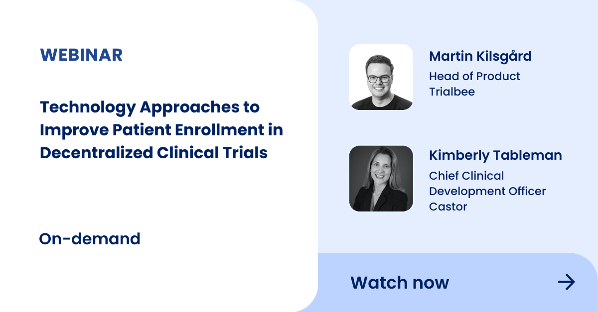 Technology for Patient Enrollment In Decentralized Clinical Trials
