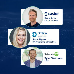 Direct-to-patient clinical trials LinkedIn Live panel, 9 September 2026, hosted by Castor with Science 37 and DTRA